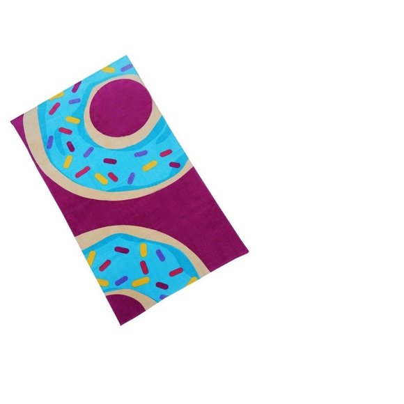 Target Other - Women's Kid's Donut Print Beach Towel Fuchsia Pink